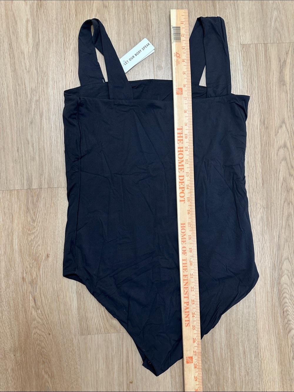 Black Square-Neck Sleeveless Bodysuit - Picture 4 of 5